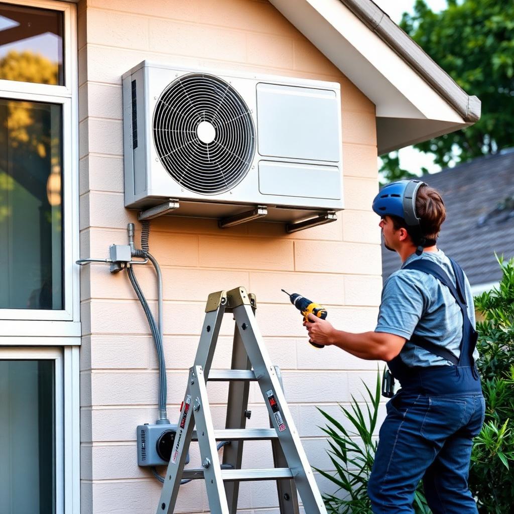 Wall mount outdoor install Penrith, NSW